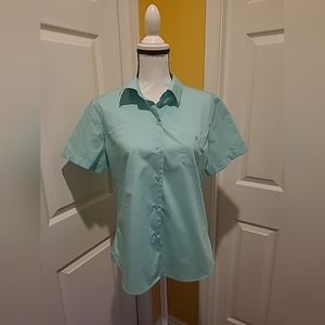 FOXCROFT WRINKLE FREE BUTTON DOWN SHIRT,  SIZE 16P